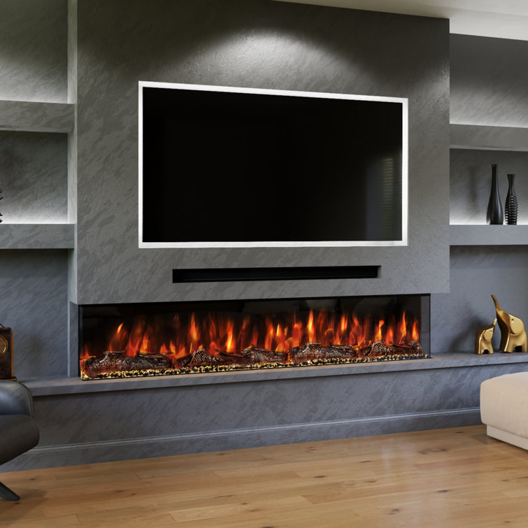 72 inch electric fireplace deals tv stand